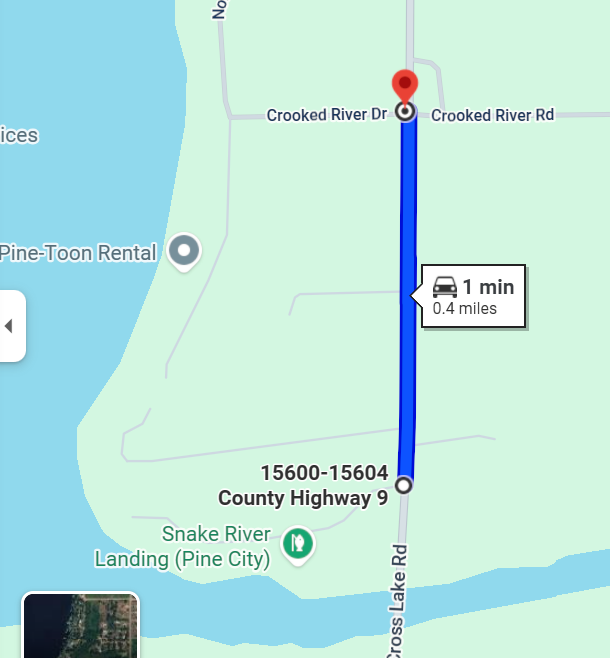 Property Photo: X Cross Lake Road Lot F MN 55063