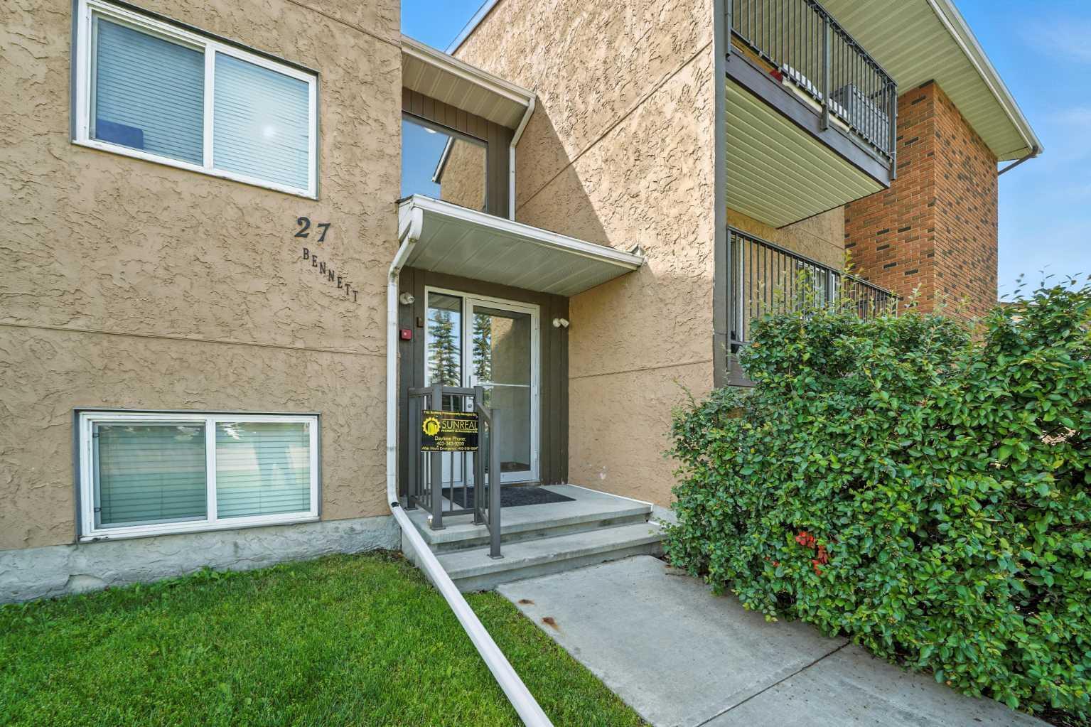 Property Photo: 27 Bennett Street 105 AB T4R 1V3