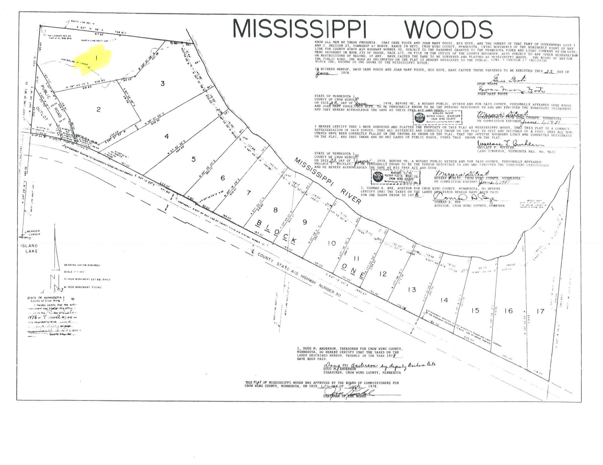 Property Photo: Tbd Lot 1 River Road MN 56441