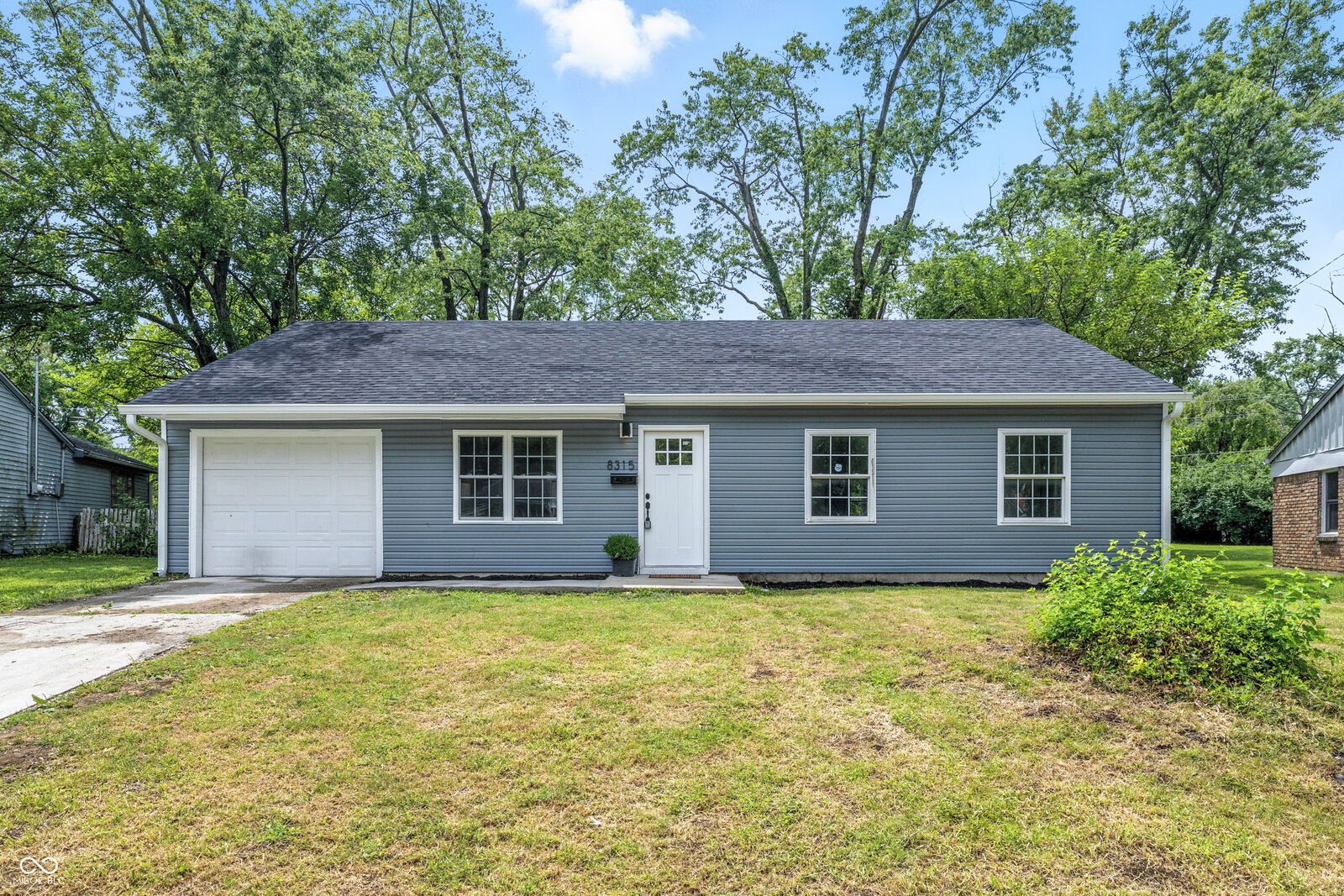 Property Photo: 8315 E 36th Place IN 46226