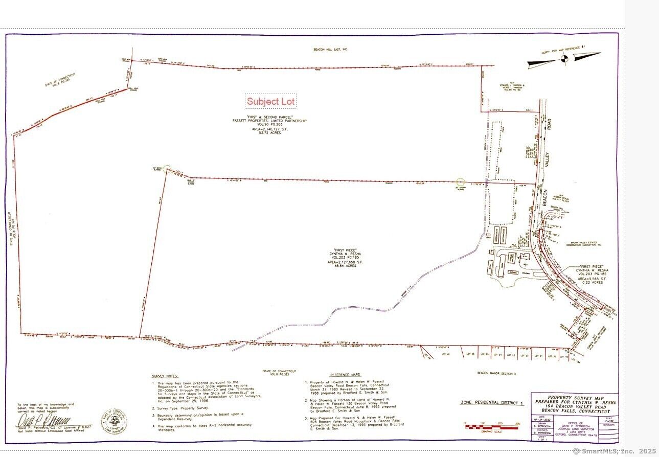 Property Photo: 194 Beacon Valley Road Parcel 1971759 CT 06403