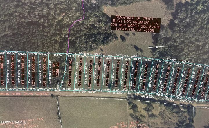 Property Photo:  Tbd Kennerson Road Lot 22  LA 70570 