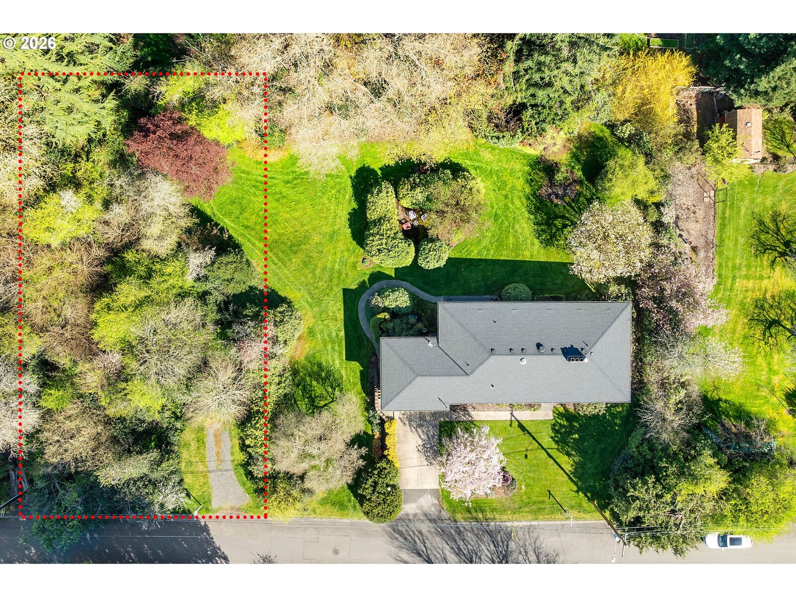 Property Photo:  7130 SE 127th   Lot To North Ave  OR 97236 