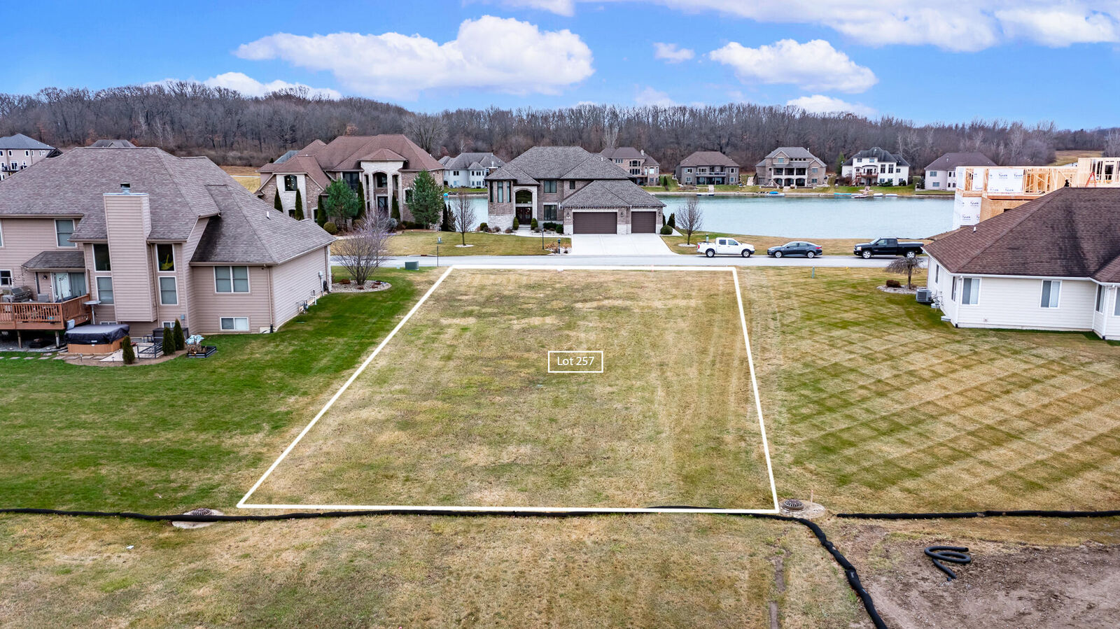 Property Photo:  9110 Doubletree (Lot257) Drive  IN 46307 