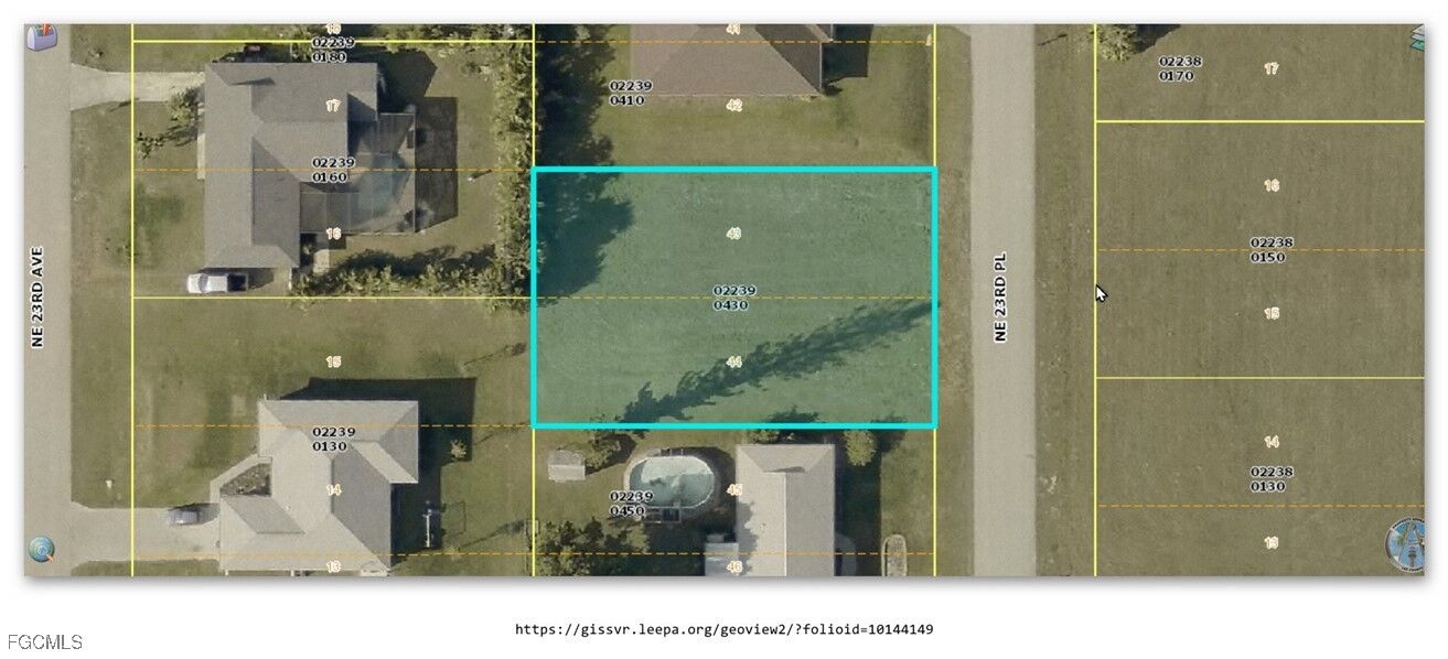 Property Photo: 2206 NE 23rd Place FL 33909