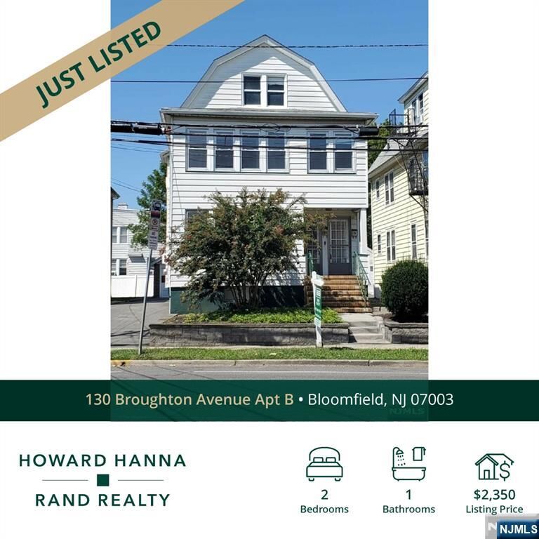 Property Photo:  130 Broughton Avenue Apt B  NJ 07003 