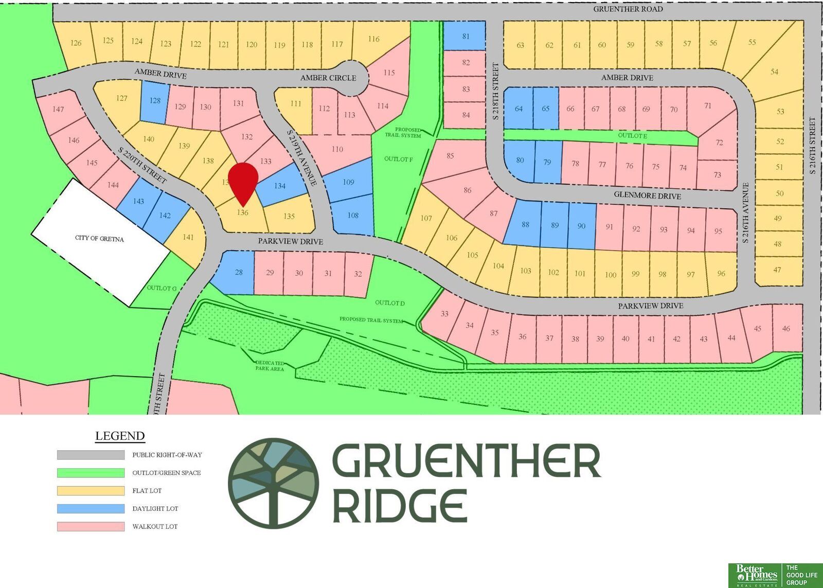Property Photo: Lot 136 Gruenther Ridge Street NE 68028