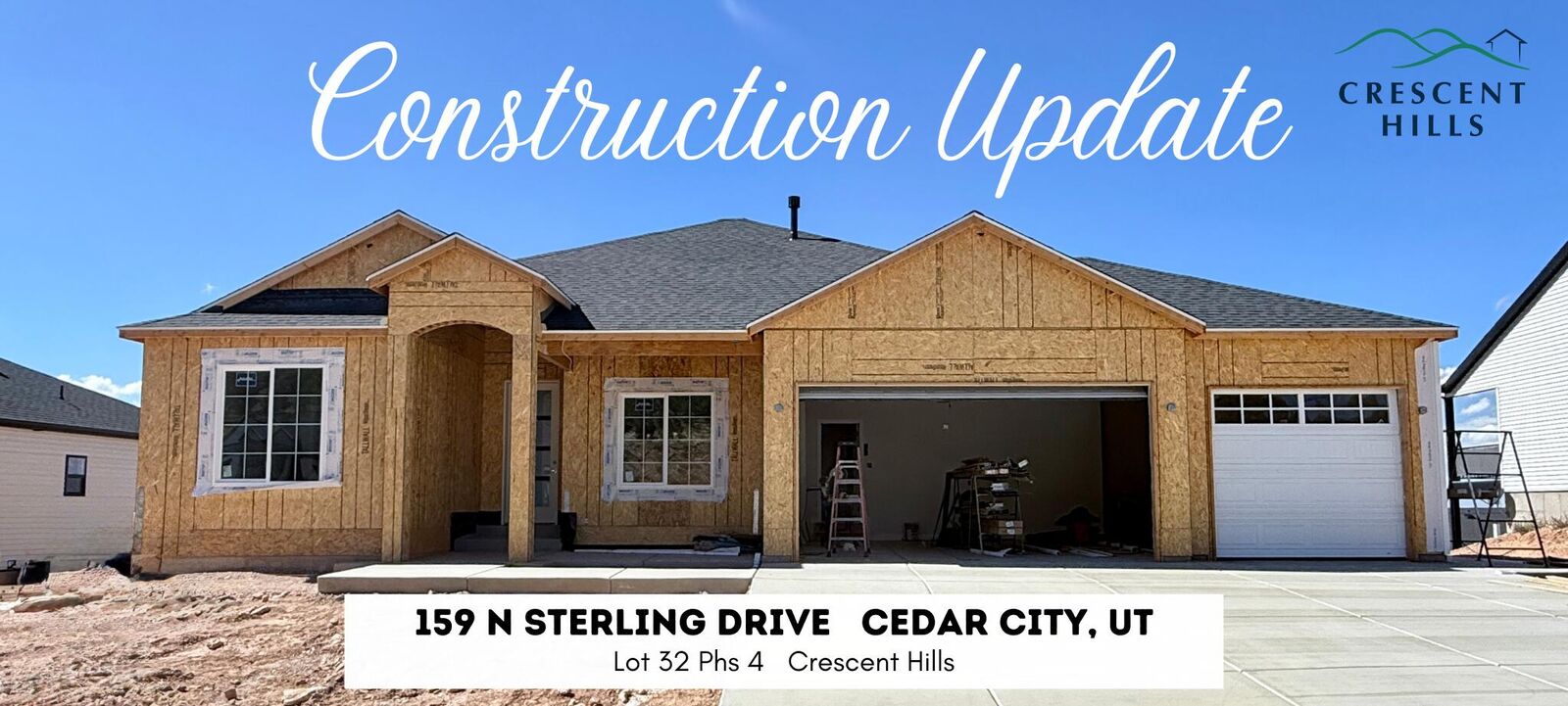 Property Photo:  159 N Sterling Dr (Lot 32 Phs 4 Crescent Hills)  UT 84720 