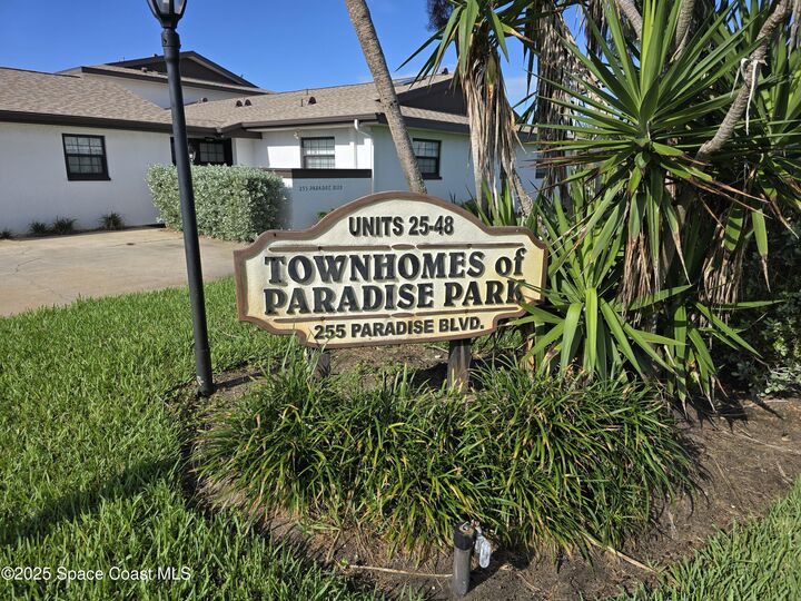 Property Photo:  255 Paradise Boulevard  FL 32903 