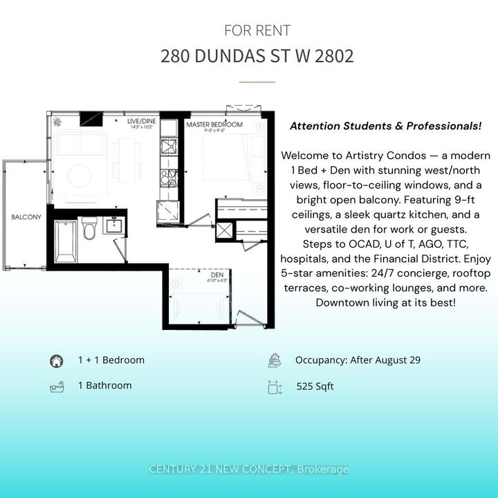 280 Dundas Street W 2802  Toronto ON M5T 0E3 photo