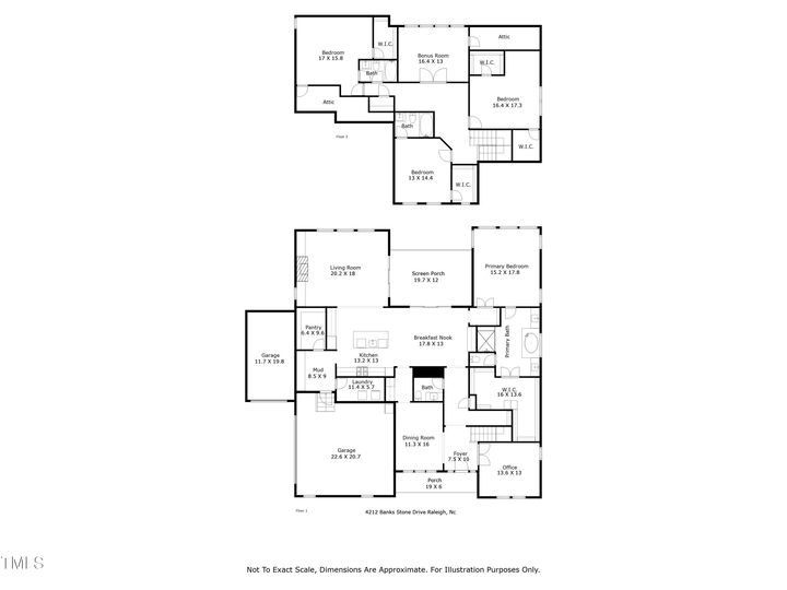 Property Photo:  4212 Banks Stone Drive  NC 27603 
