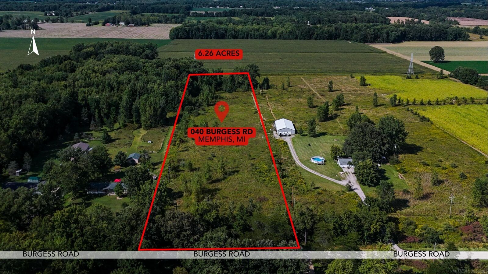 Property Photo: 0 Burgess 040 Road MI 48041