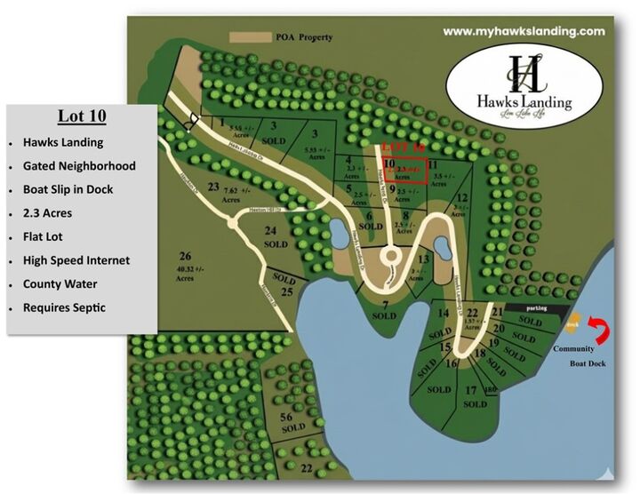 Property Photo:  Lot 10 Hawks Nest  AR 72756 