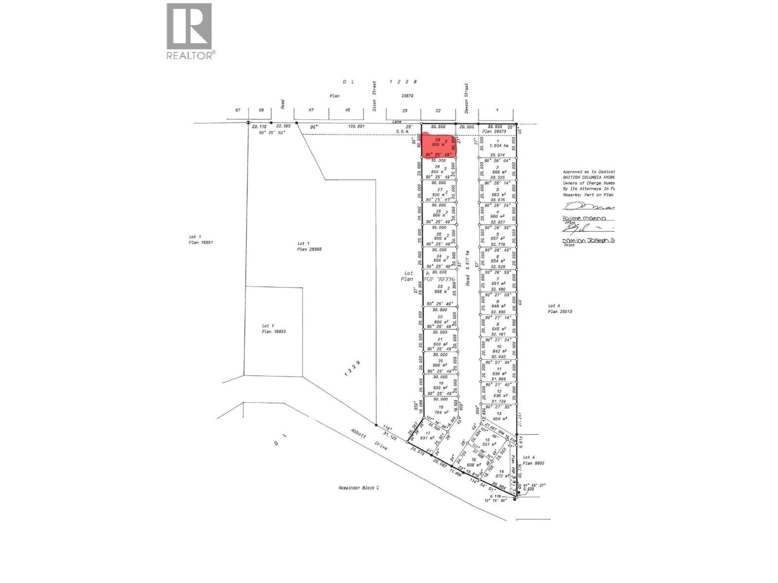 Photo de la propriété:  Lot 29 Dawson Street  BC V2J 6A9 