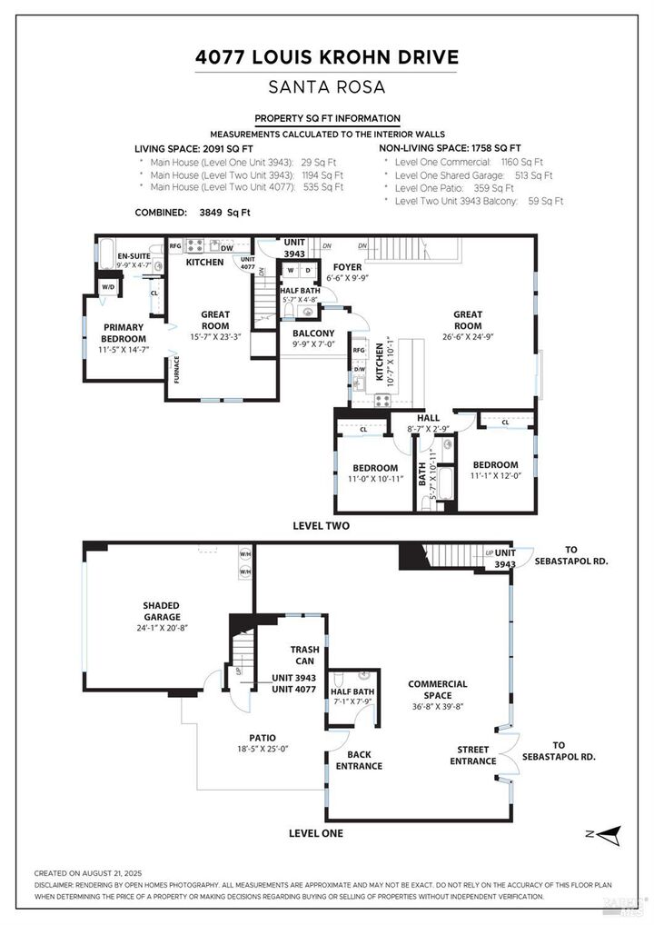 Property Photo: 4077 Louis Krohn Drive CA 95407