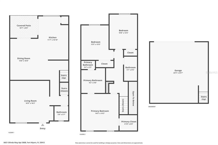 Property Photo:  8421 Olinda Way 3608  FL 33912 