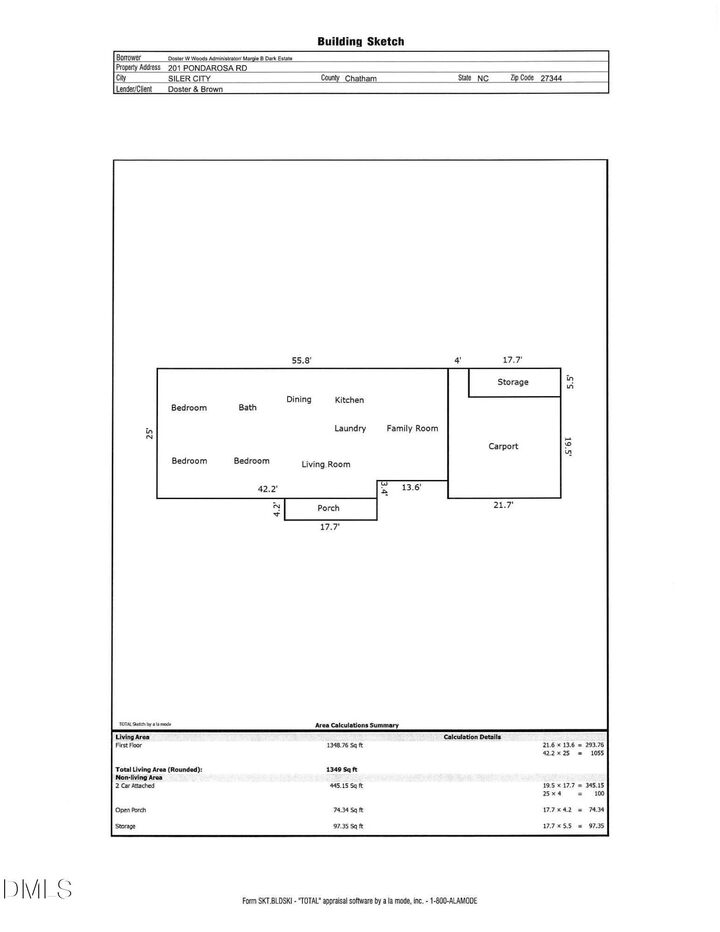 Property Photo: 201 Pondarosa Road NC 27344