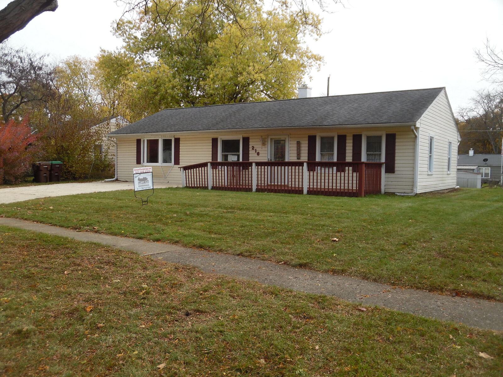Property Photo:  216 Miller Drive  MI 49224 