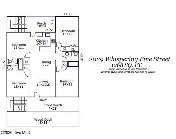 Property Photo: 2029 Whispering Pine Street SW NC 28469