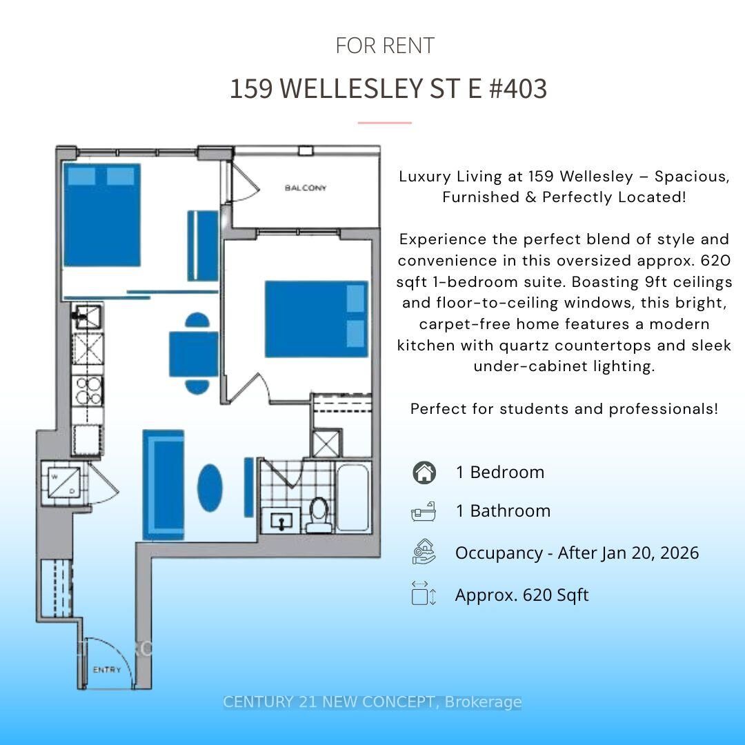 Property Photo:  159 Wellesley Street E 403  ON M4Y 1J2 