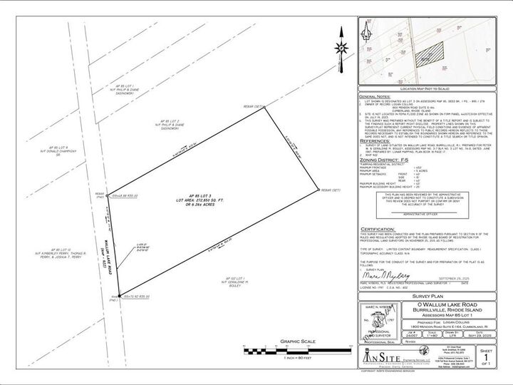 Property Photo:  0 Wallum Lake Road  RI 02859 