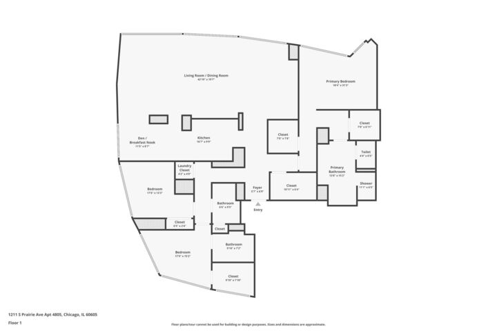 Property Photo:  1211 S Prairie Avenue 4805  IL 60605 