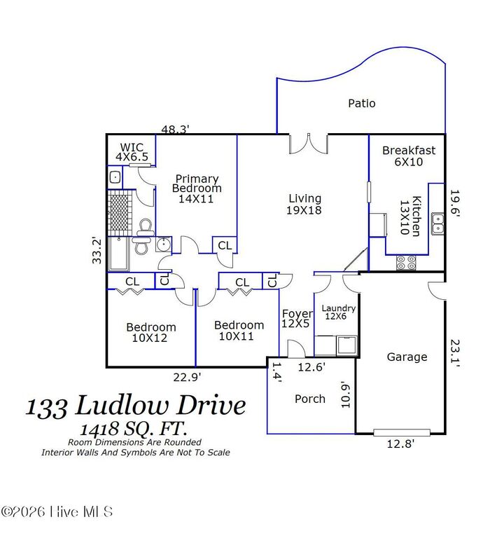 Property Photo:  133 Ludlow Drive  NC 28411 