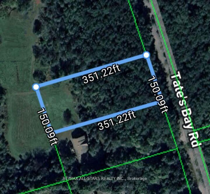 Property Photo:  20 Lot Tate's Bay Road  ON K0M 1A0 