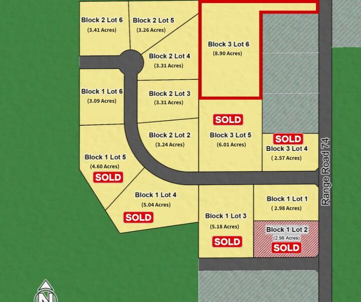 Property Photo: B3 L6 Range Road 74 AB T8W 5J8
