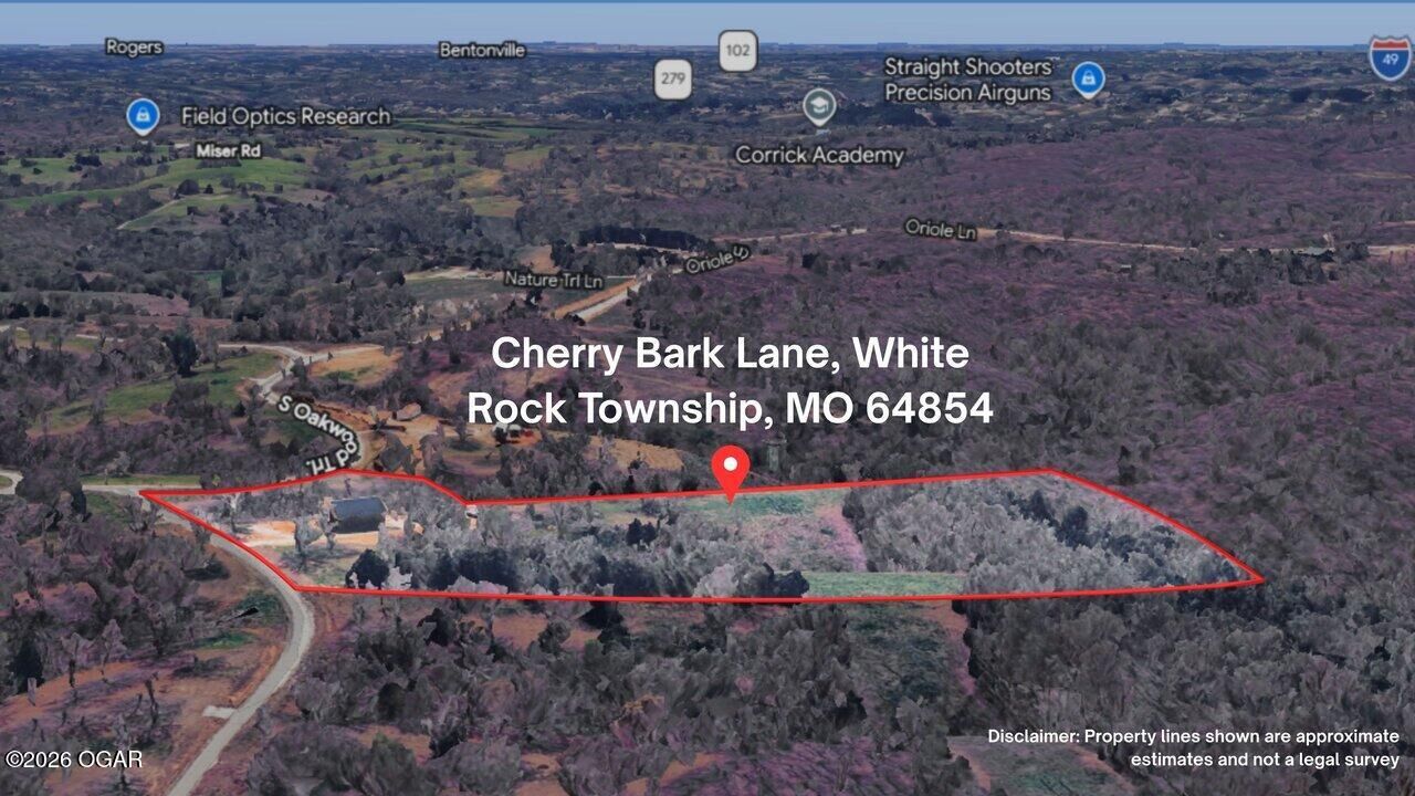 Property Photo:  15.14 Acre Cherry Bark Lane  MO 64854 