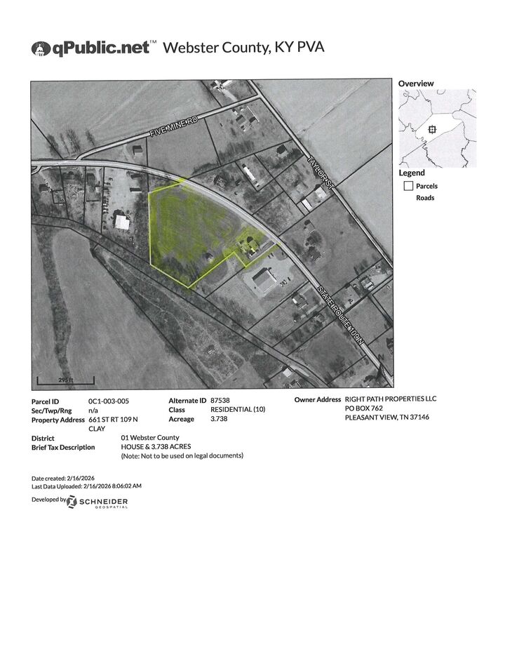 Property Photo: 661 St Rt 109 N KY 42404
