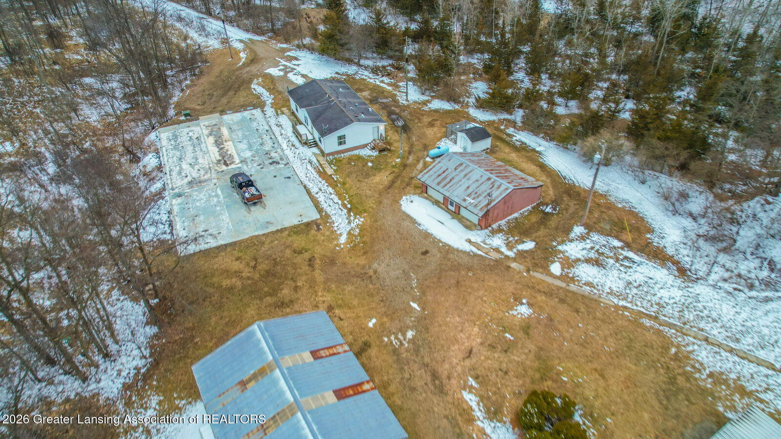 Property Photo: 9304-9306 Parkhurst Highway MI 49220