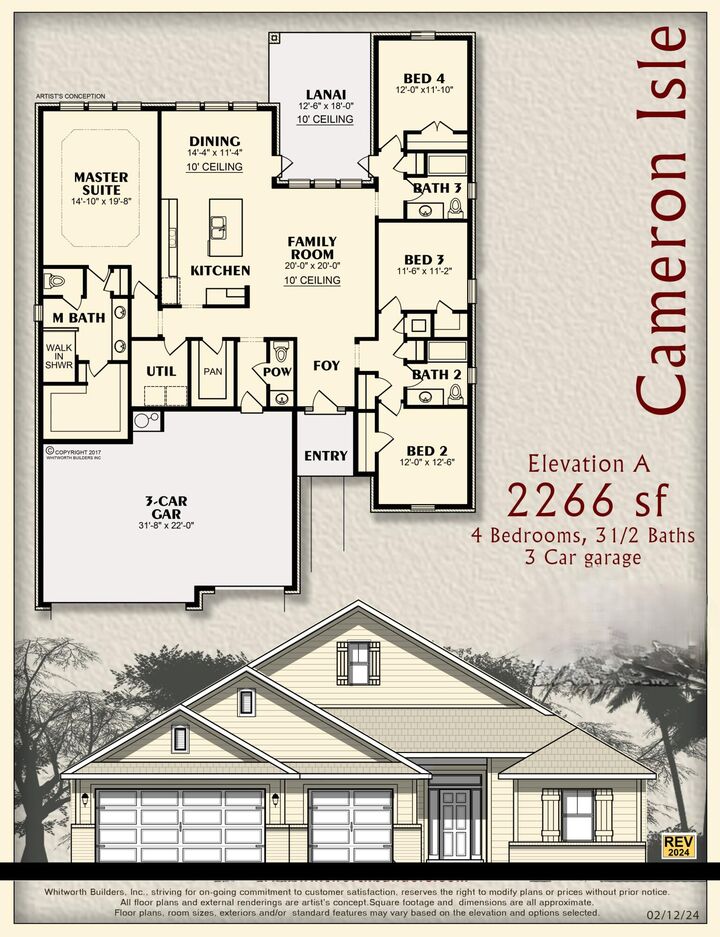 Property Photo:  2502 Chinook Drive (Lot 1D)  FL 32536 