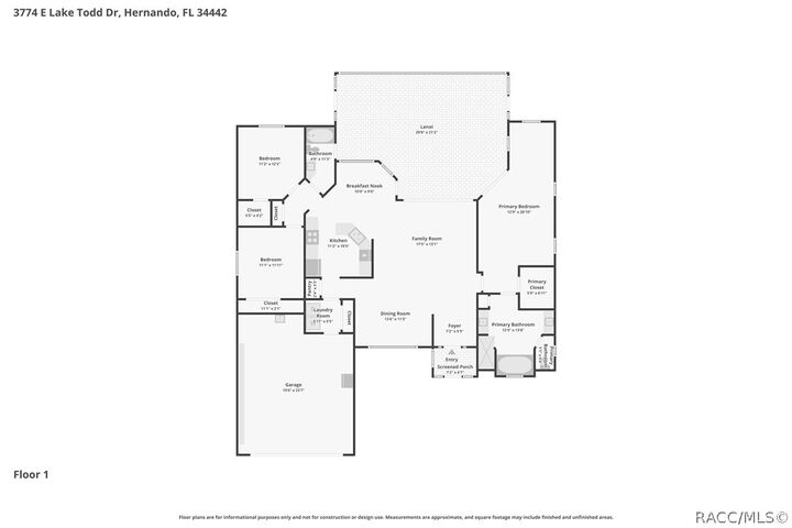 Property Photo:  3774 E Lake Todd Drive  FL 34442 