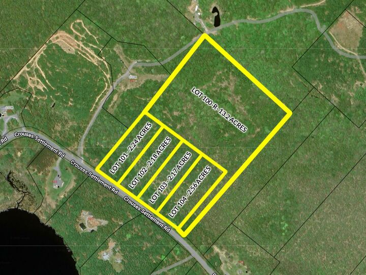 Property Photo:  Lot 101 Crouses Settlement Road  NS B0J 2C0 