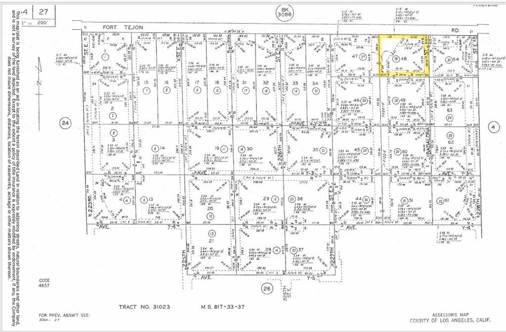 Property Photo:  0 Fort Tejon  CA 93544 