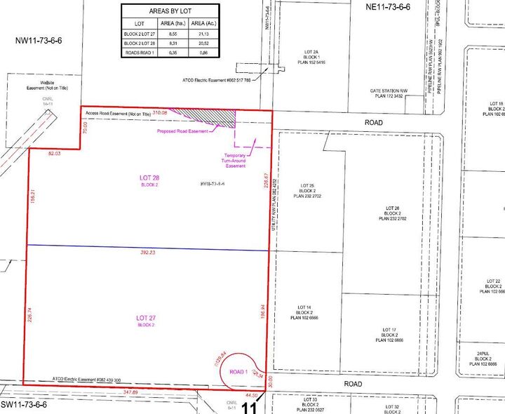 Property Photo: B2, L27 Pt NW-11-73-6-W6 Emerson Trail Industrial Pk Rd AB T0H 3C0
