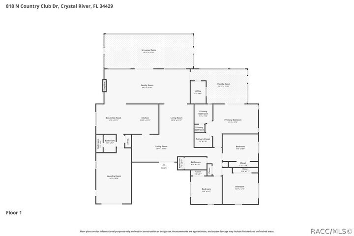 Property Photo:  818 N Country Club Drive  FL 34429 