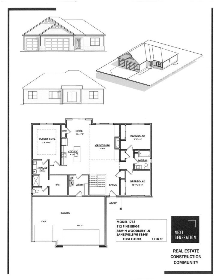 Property Photo: 3829 North Woodbury Lane WI 53545