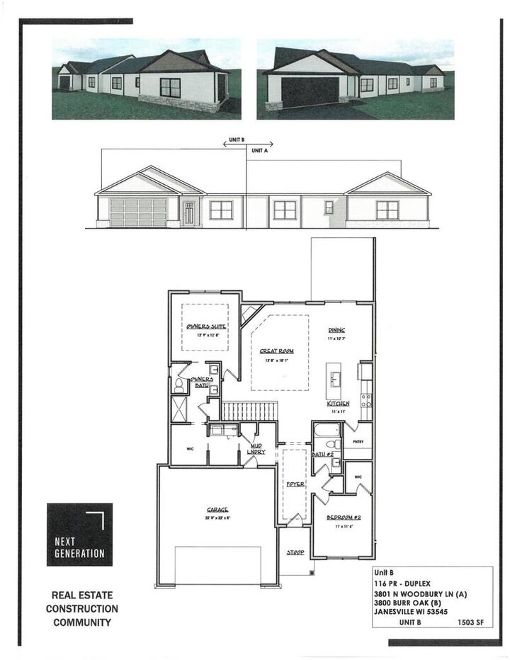 Property Photo:  3800 Burr Oak Drive  WI 53545 