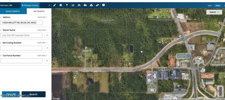 Property Photo:  14304 Mallett Road  MS 39532 
