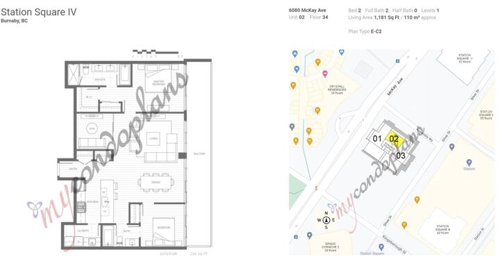 Property Photo: 6080 McKay Avenue 3402 BC V5H 0J4