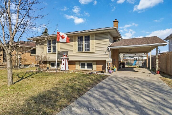 Property Photo:  6 Spartan Drive  ON N3R 6C7 