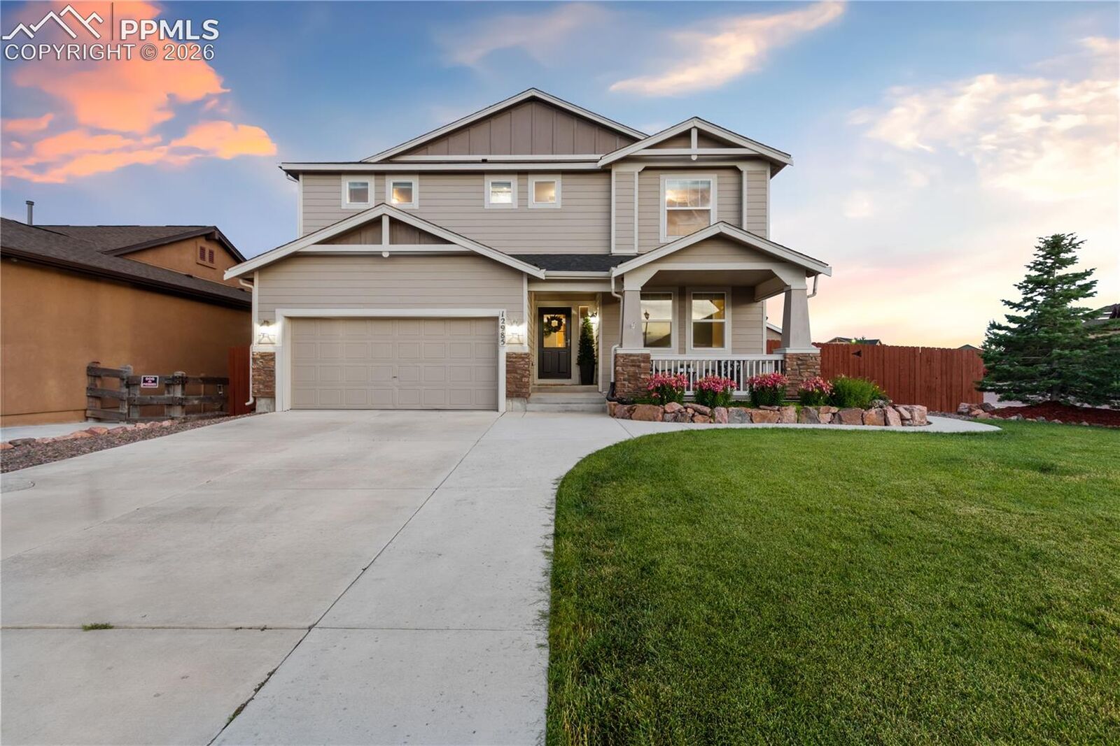 Property Photo: 12985 Mt Harvard Drive CO 80831