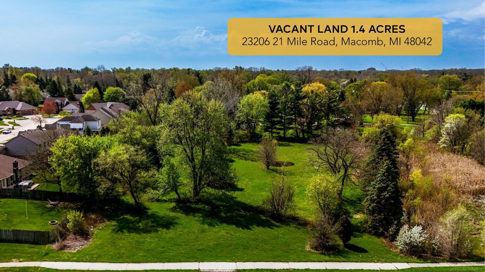 Property Photo:  23206 21 Mile Road  MI 48042 