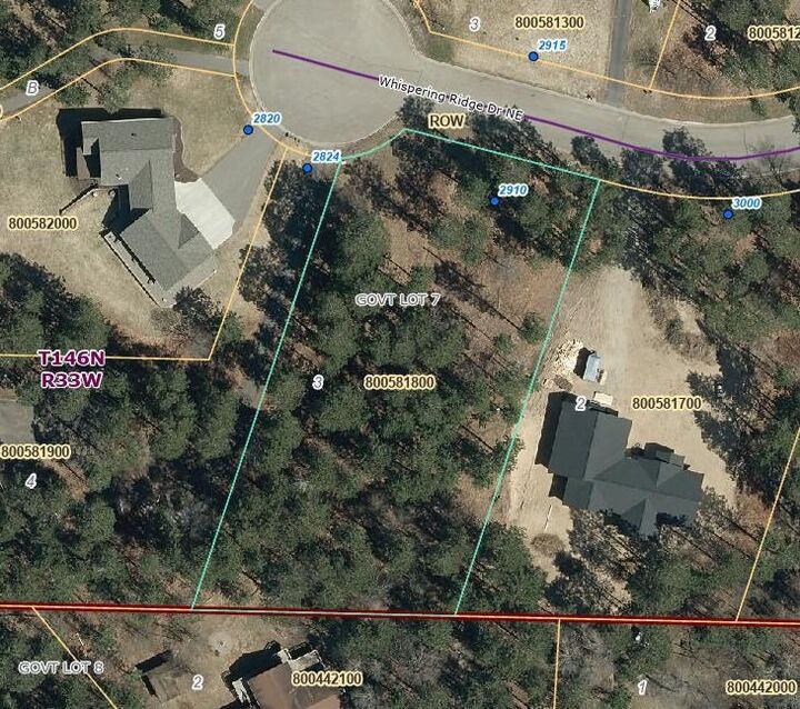 Property Photo:  2910 Whispering Ridge Drive NE  MN 56601 