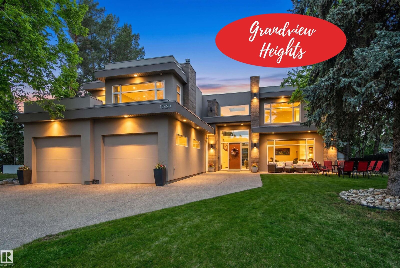 Property Photo: 12420 Grand View Drive NW AB T6H 4K4