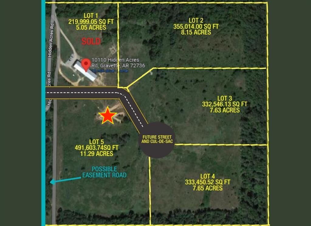 Property Photo:  Lot 5 Amelia Court  AR 72736 