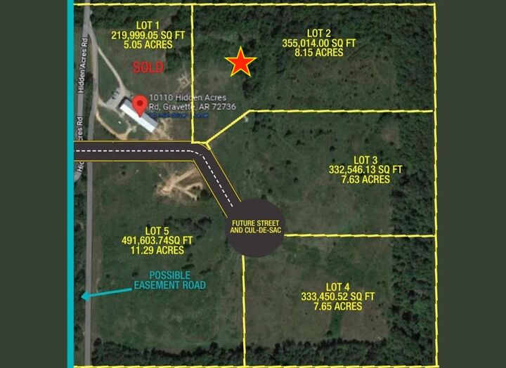 Property Photo: Lot 2 Amelia Court AR 72736