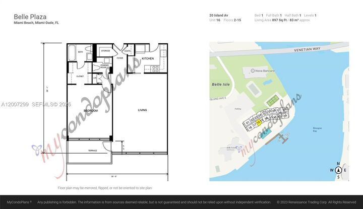 Property Photo:  20 Island Ave 1016  FL 33139 